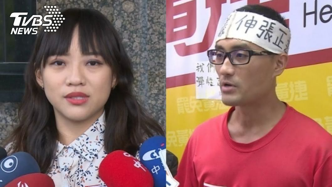 罷捷團體發言人徐尚賢出面投票行使公民權利。（合成圖，圖／TVBS資料畫面）