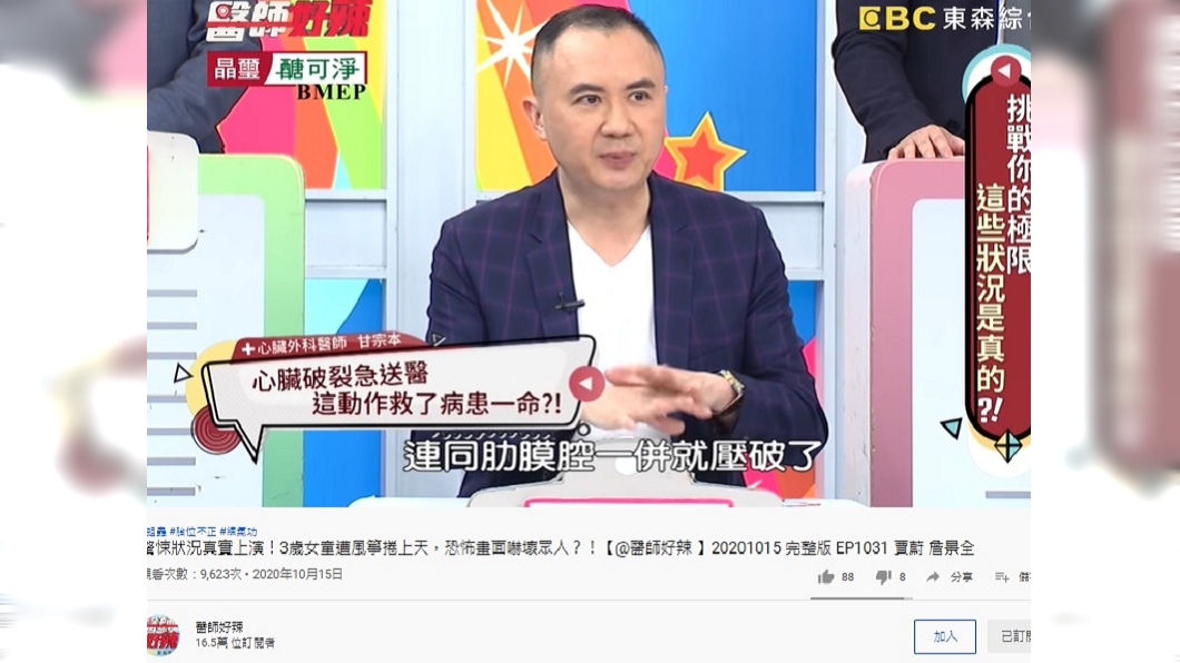 (圖/翻攝自醫師好辣YouTube)