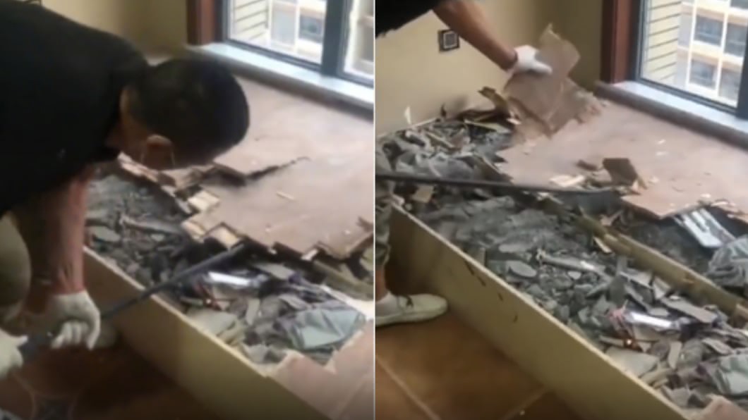 整修房屋才發現櫃下「被塞爆垃圾」　他崩潰：住了5年