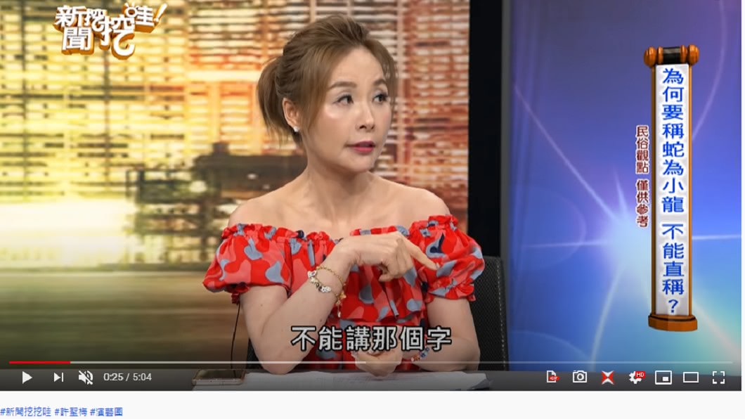 許聖梅大曝演藝圈「潛規則」。(圖/翻攝自《新聞挖挖哇》YouTube)