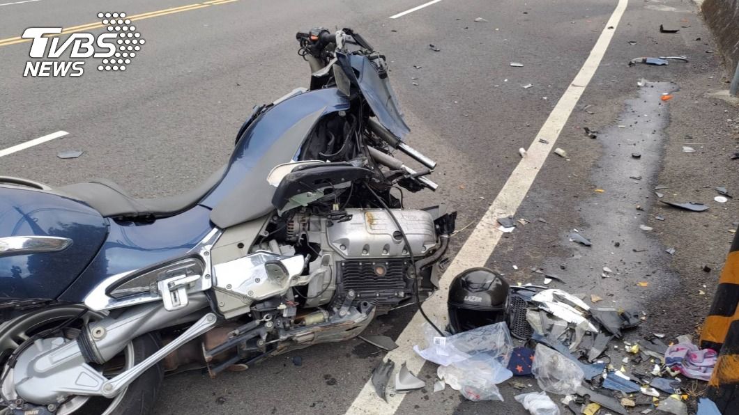 快訊／騎重機兜風自撞　苗栗縣工業會理事長殞命