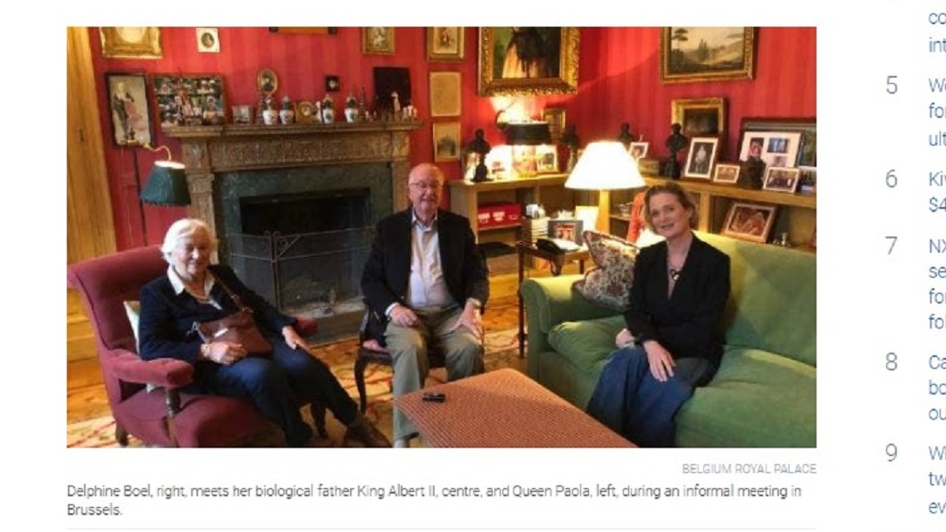 比利時前國王拒認私生女多年 近日終肯父女相會