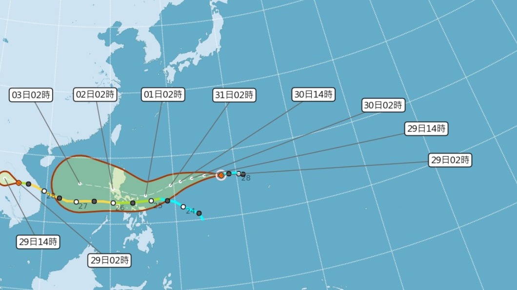 輕颱天鵝形成　明冷空氣最強周末低溫下探16度