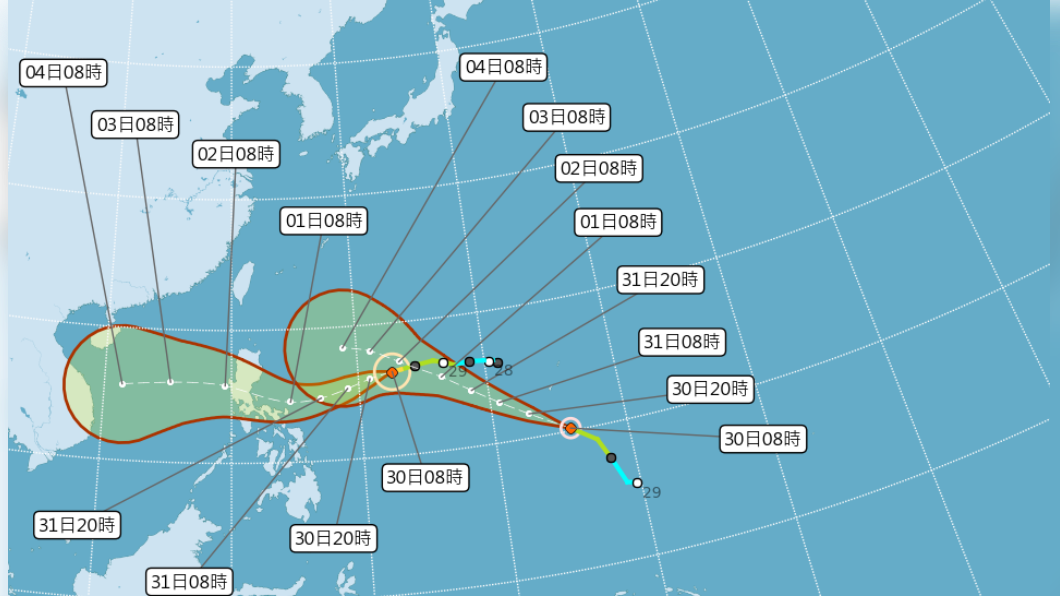 10月7個颱風史上第2多 閃電路徑強度不確定性大