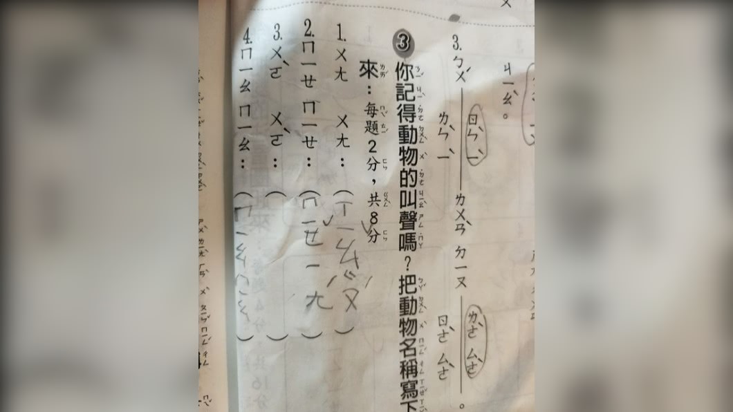 兒子的答案讓一票網友笑翻。(圖/翻攝自爆怨2公社)