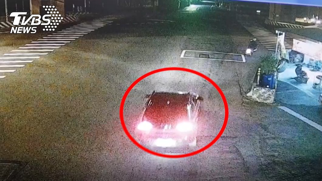 男子開車在長榮大學附近隨機擄人。(圖/TVBS)