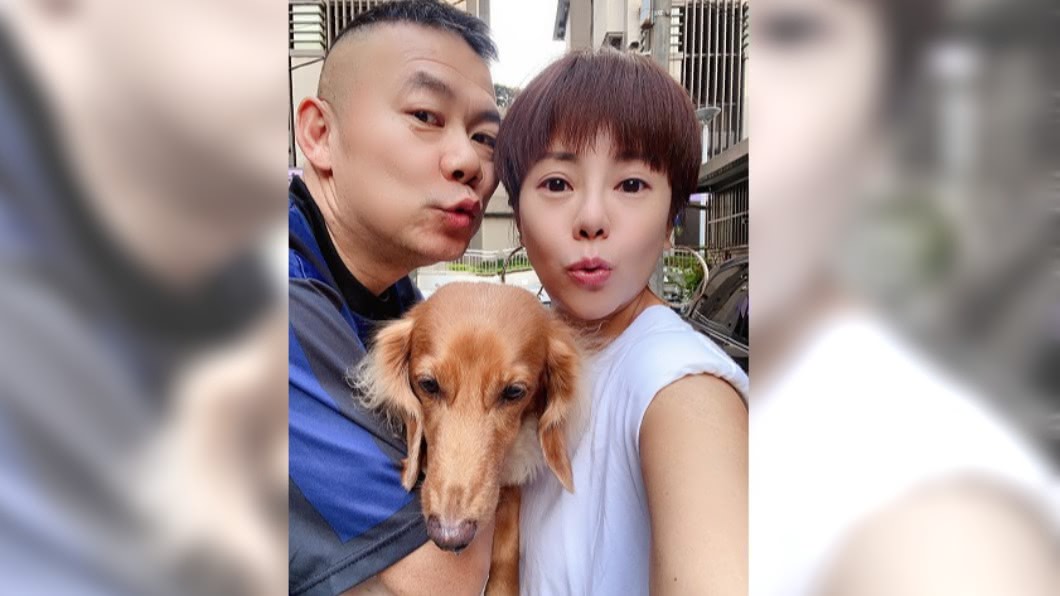 錦雯與江俊豪結婚14年,因疫情影響老公無法帶團斷了收入。(圖/翻攝自錦雯臉書)