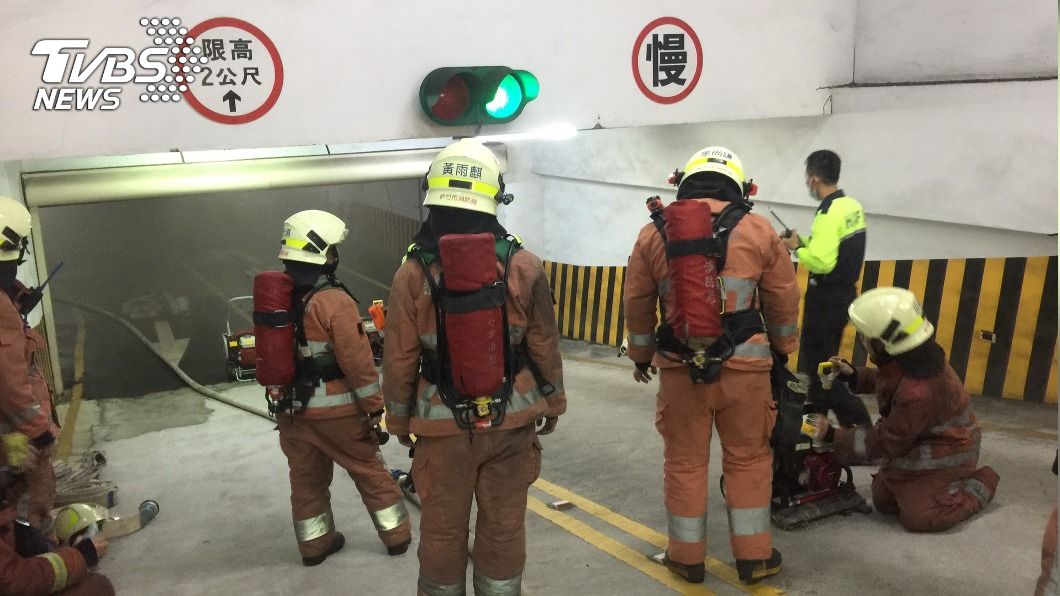 竹市科技園區地下室火燒車 近500員工緊急疏散