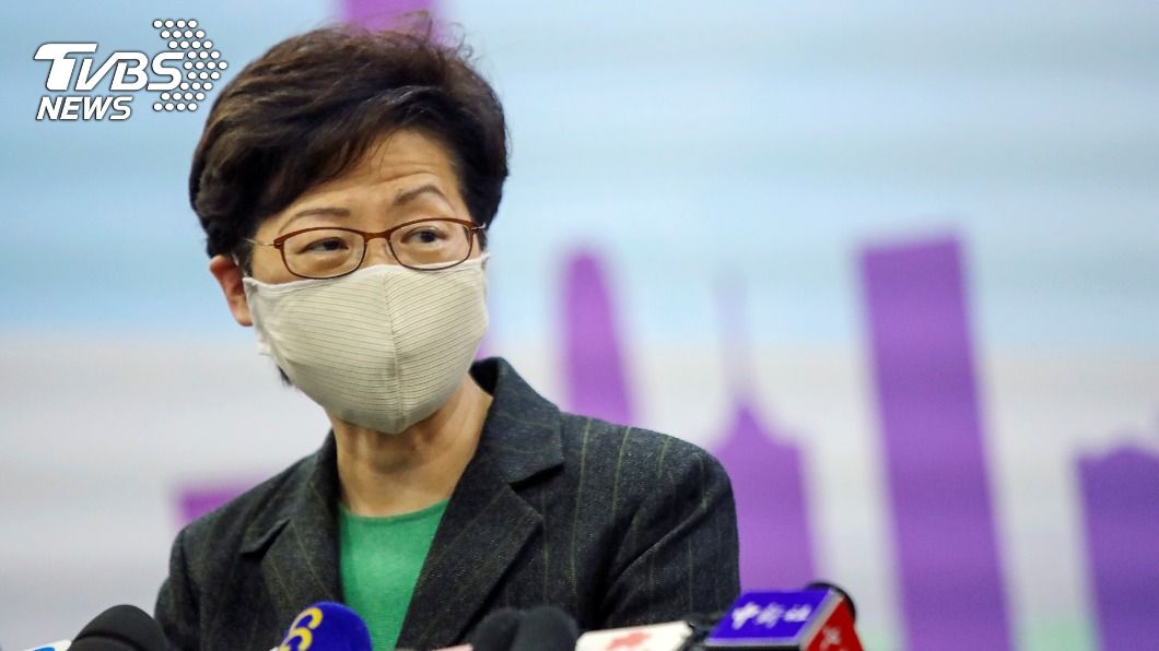 香港行政長官林鄭月娥。（圖／達志影像路透社）