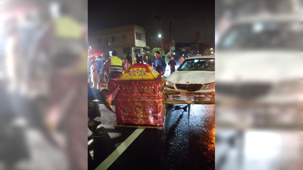 進香團行經苗栗通霄遭轎車追撞　釀10人受傷