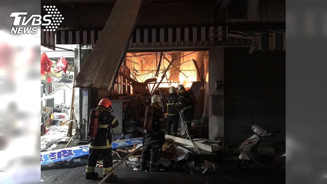 台南永康自助洗衣店疑瓦斯氣爆起火 1人受傷