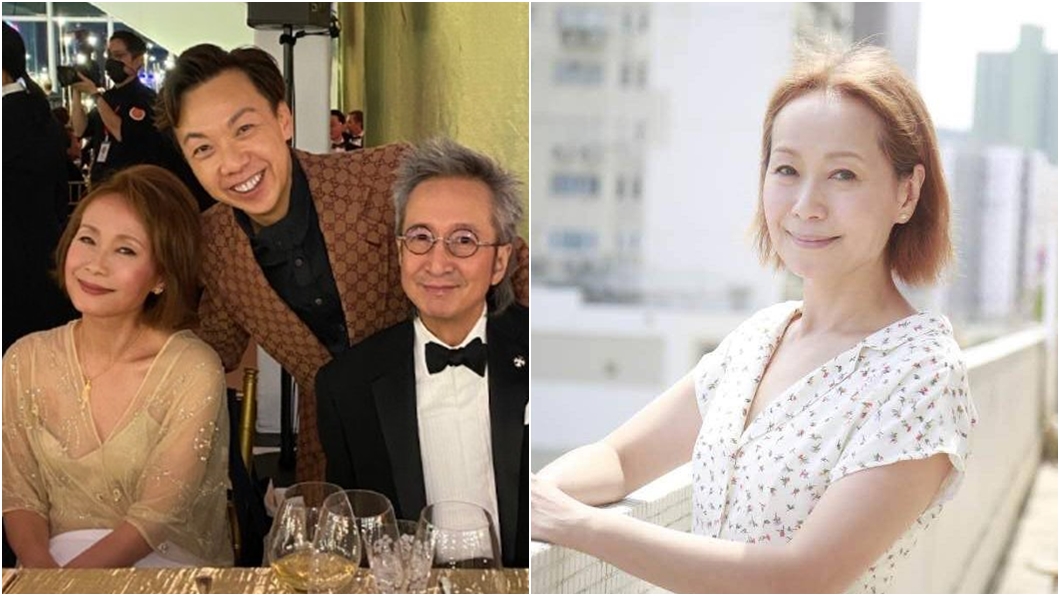 葉童近況照(左圖)、葉童經過化妝師上妝的素顏照(右圖)。(圖/翻攝自鄭紹康天下第一關微博、微博)