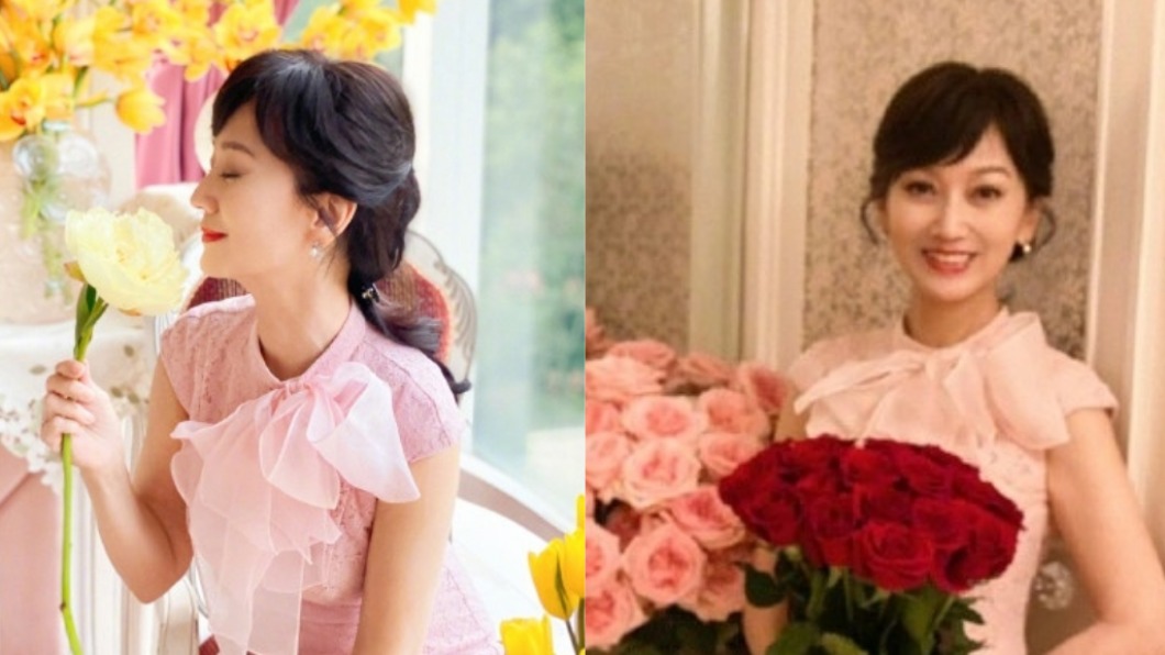 趙雅芝慶祝66歲生日，凍齡美貌讓人驚豔。（圖／翻攝自趙雅芝微博）