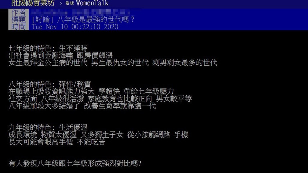 (圖/翻攝自PTT「女孩板」)