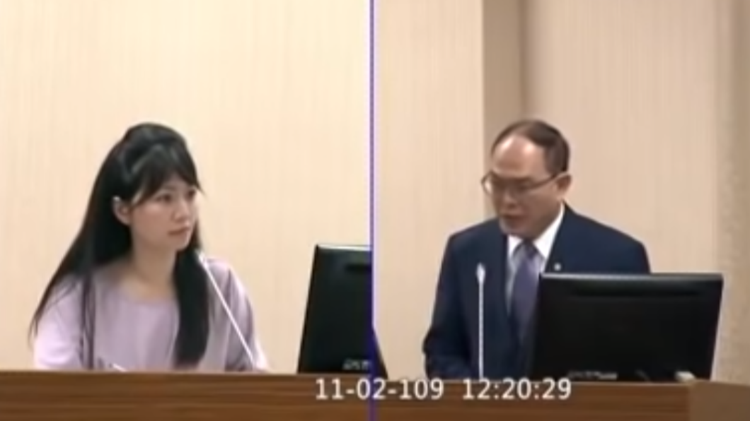 高嘉瑜2日質詢曾厚仁萊豬開放問題。(圖/翻攝自YouTube)