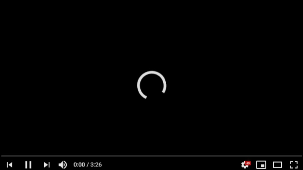 YouTube傳大當機　黑屏無限圓圈影片無法播放
