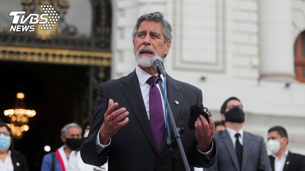 秘魯一週內第3任 國會推選薩加斯蒂任臨時總統