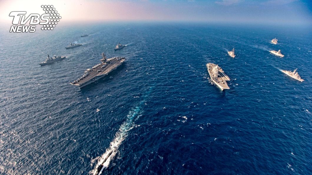 抗衡中國擴張勢力 美印日澳恢復海上聯合軍演