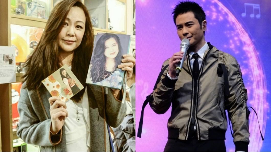 王馨平曾和港星鄭嘉穎有過一段情。(圖/翻攝自王馨平臉書、鄭嘉穎微博)