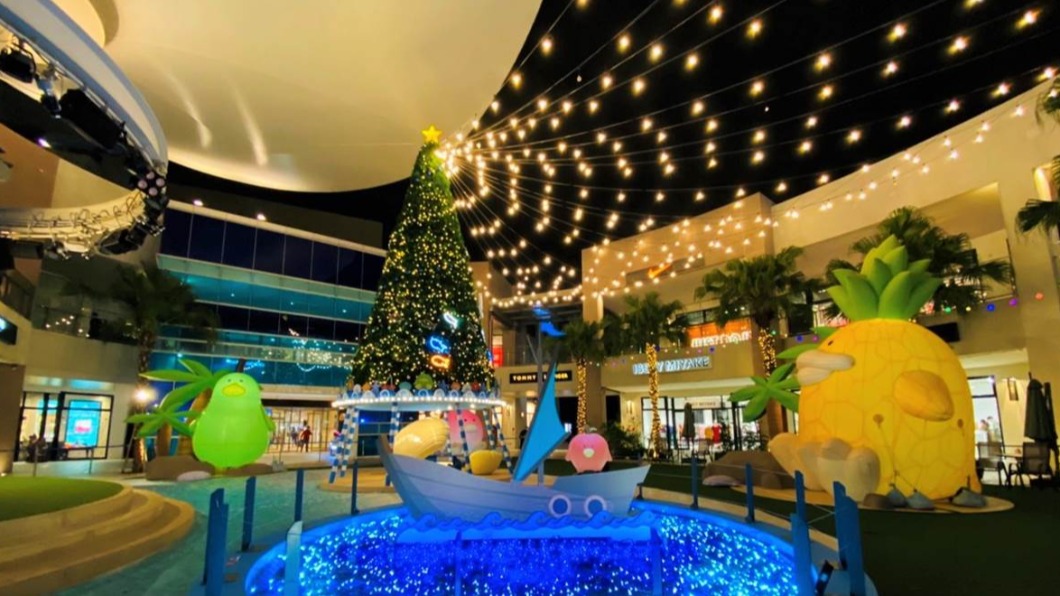 MITSUI OUTLET PARK林口店以「南方熱帶島嶼」為主題。(圖/翻攝自MITSUI OUTLET PARK官網)