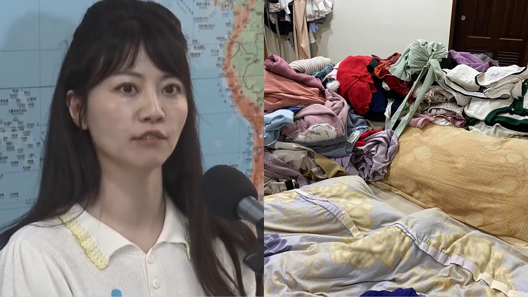 高嘉瑜的泛黃枕頭成為討論焦點。(合成圖/翻攝自高嘉瑜臉書、TVBS)