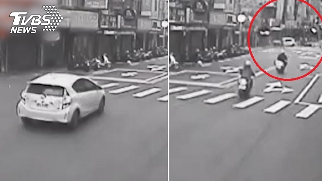 租賃車失控逆向亂撞彈飛 「路人慘命危」男子竟開溜