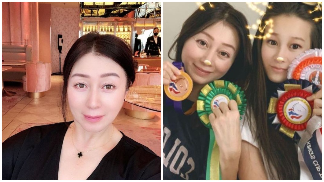 趙英華也分享自己長女的照片,母女倆一樣漂亮。(圖/翻攝趙英華IG)
