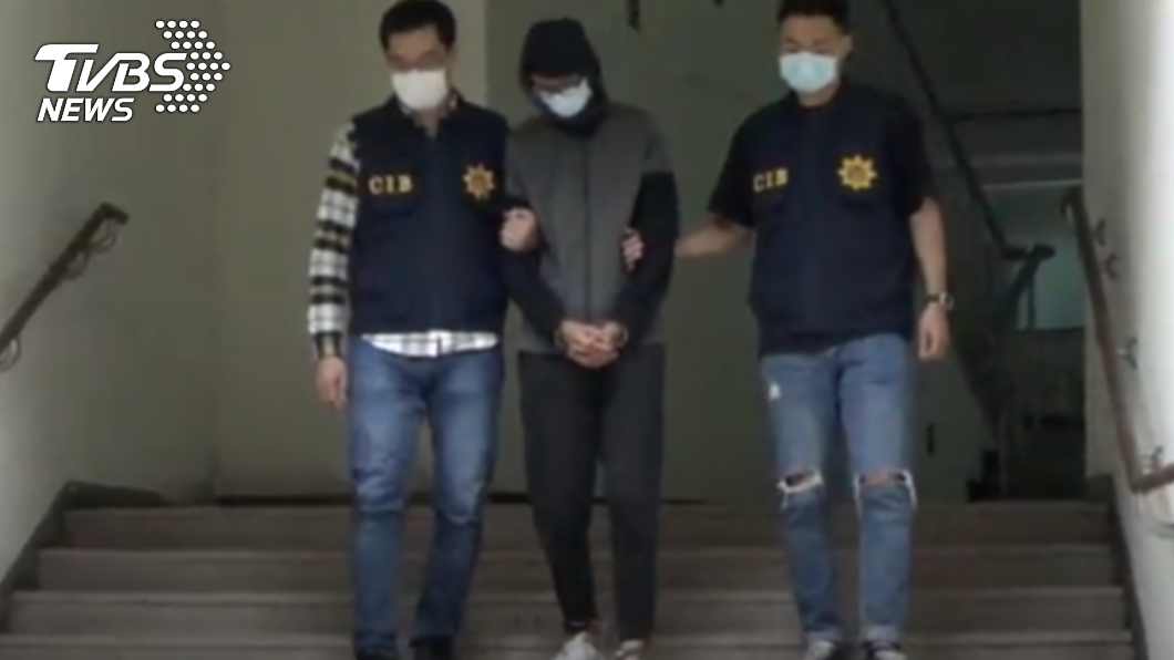 販毒男子遭逮捕。（圖／TVBS）