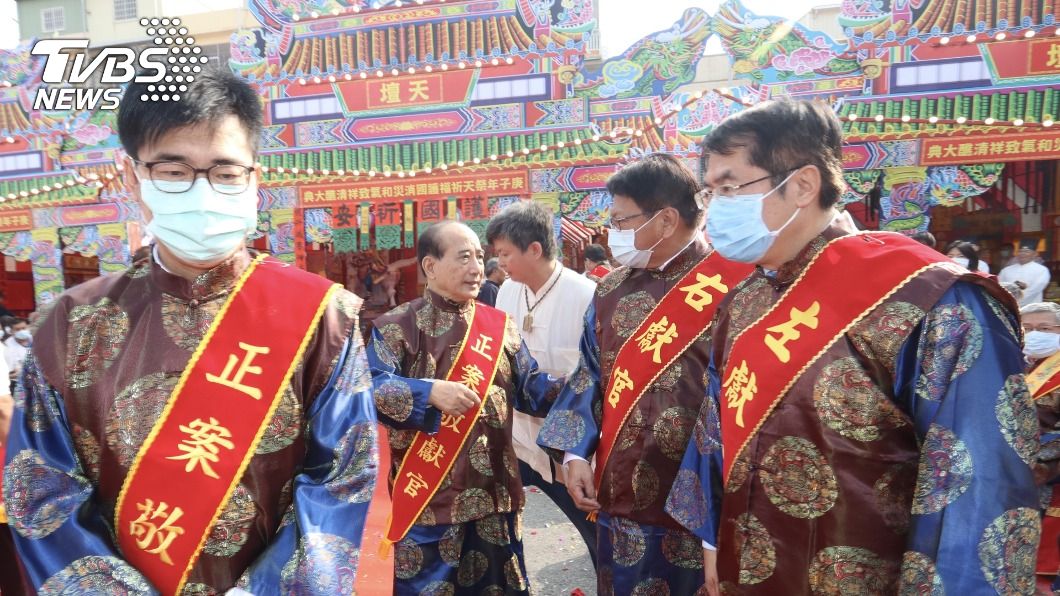 南高屏縣市長受邀祈福 王金平讚陳其邁:有認真做