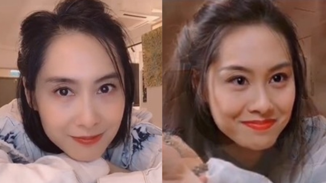 朱茵擁有凍齡美貌。(圖/翻攝自朱茵微博)