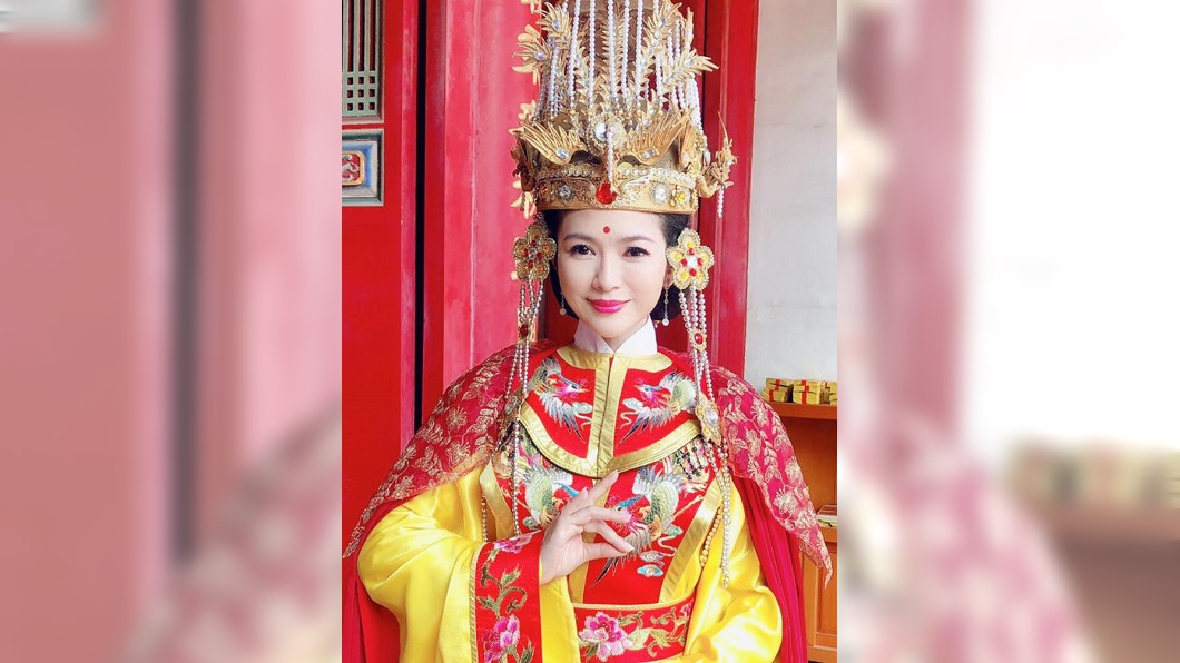 星卉復出客串演媽祖。(圖/翻攝自星卉臉書)