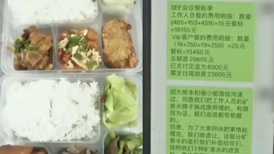 訂1615份便當 公司結帳耍賴:三分之一沒吃不能算錢