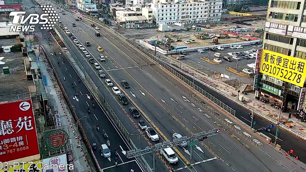 高市民族陸橋機車道拆除 今恢復平面車道通車
