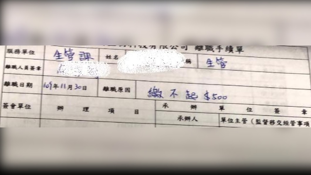 原PO氣憤離職。(圖/翻攝自臉書社團「爆怨2公社」)
