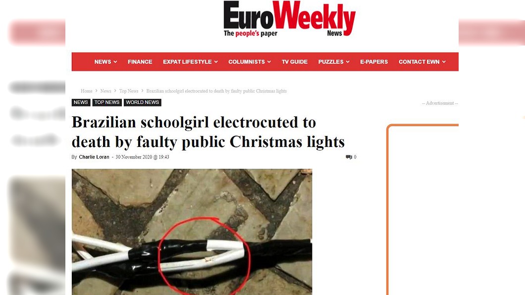 （圖／翻攝自外媒《Euroweekly》）
