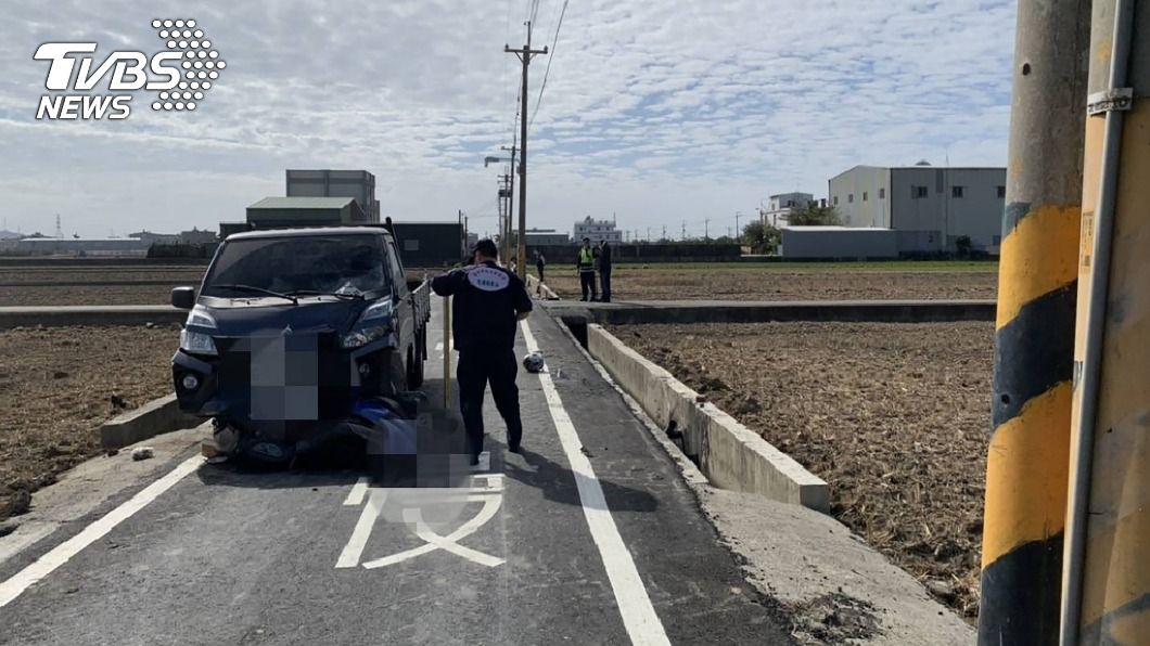 台中貨車與機車碰撞 騎士夫妻彈飛不治