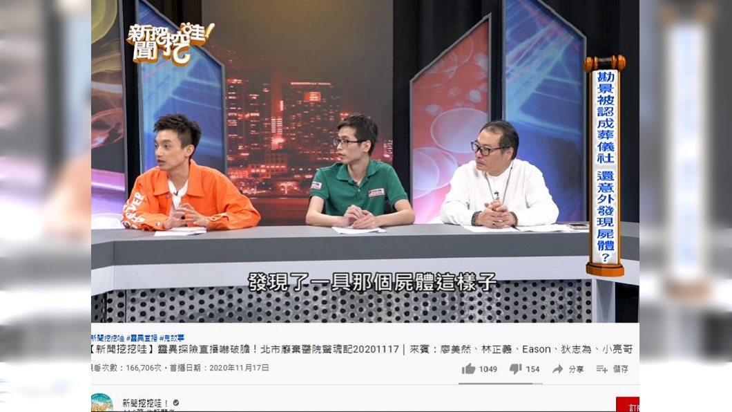（圖／翻攝自新聞挖挖哇YouTube）