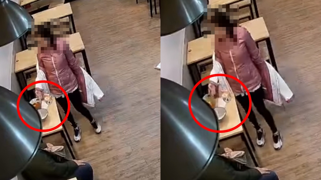 影片曝！女嫌麵昂貴「翻碗灑湯」流一地　被肉搜出來了