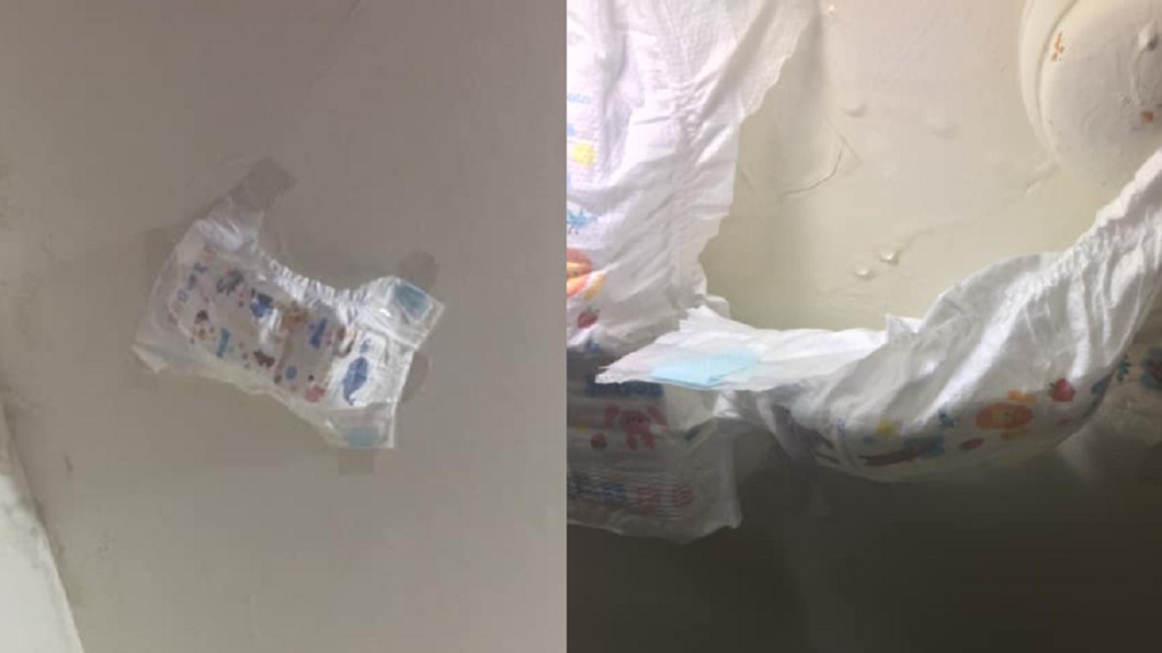 女子用紙尿褲抓漏，被大讚「生活智慧王」。（合成圖／翻攝自「爆怨公社」）