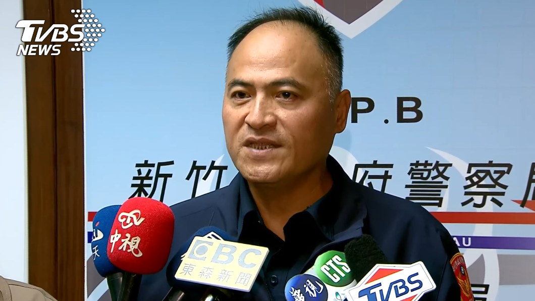 警方稍早出面說明。（圖／TVBS）