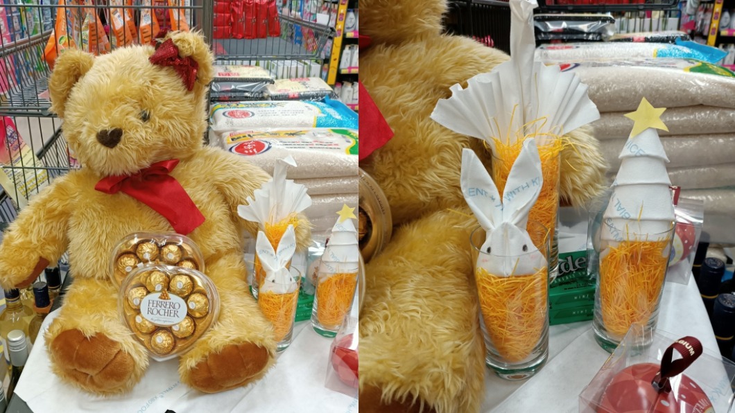 店員的巧手讓女子驚呼。（圖／翻攝自臉書社團我愛全聯-好物老實說）