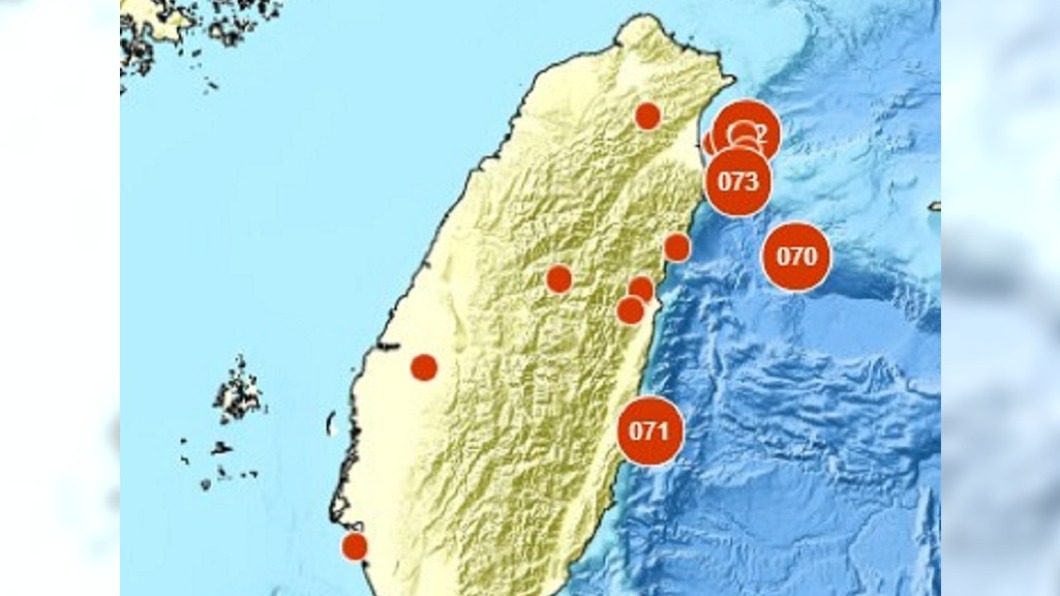 一夜連4震全台有感　國家警報半夜大響「10年來最強」