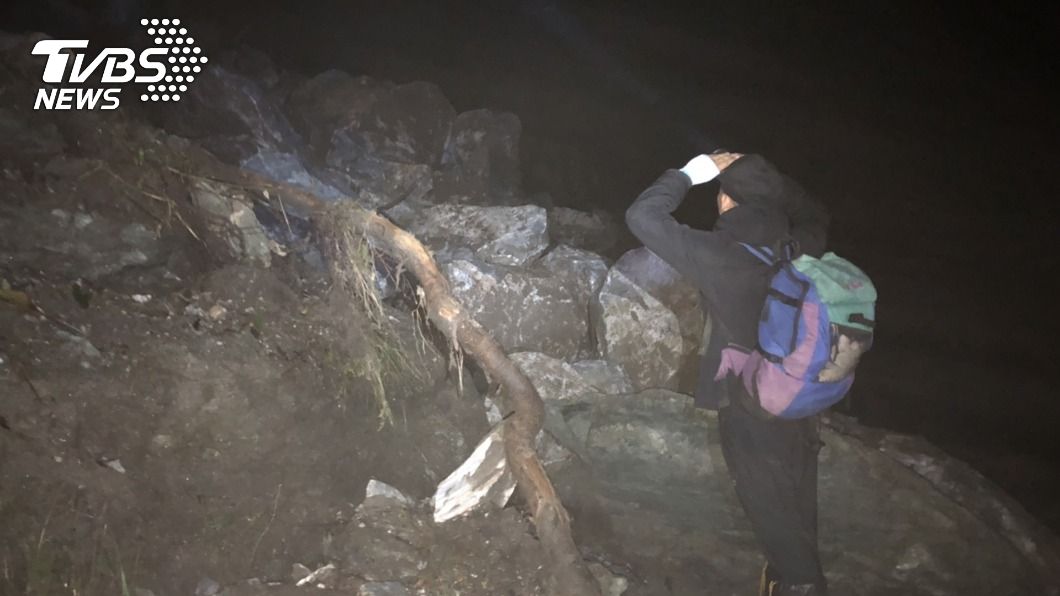 研海林道1登山客墜谷 強震路段崩坍增搜救難度