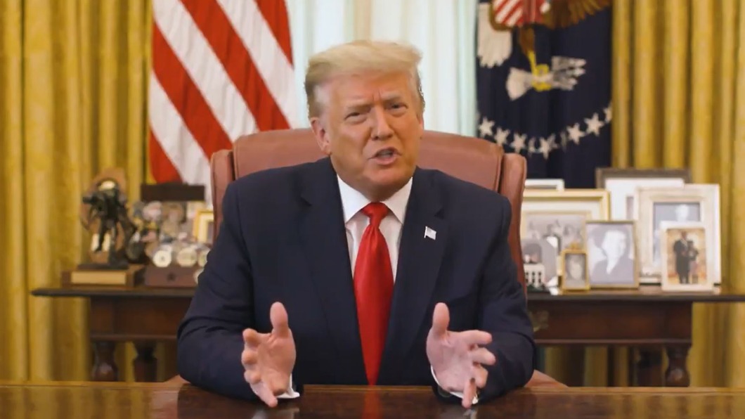 圖/翻攝自@realDonaldTrump推特