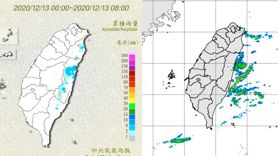 各地降雨機率大增。(圖/中央氣象局)