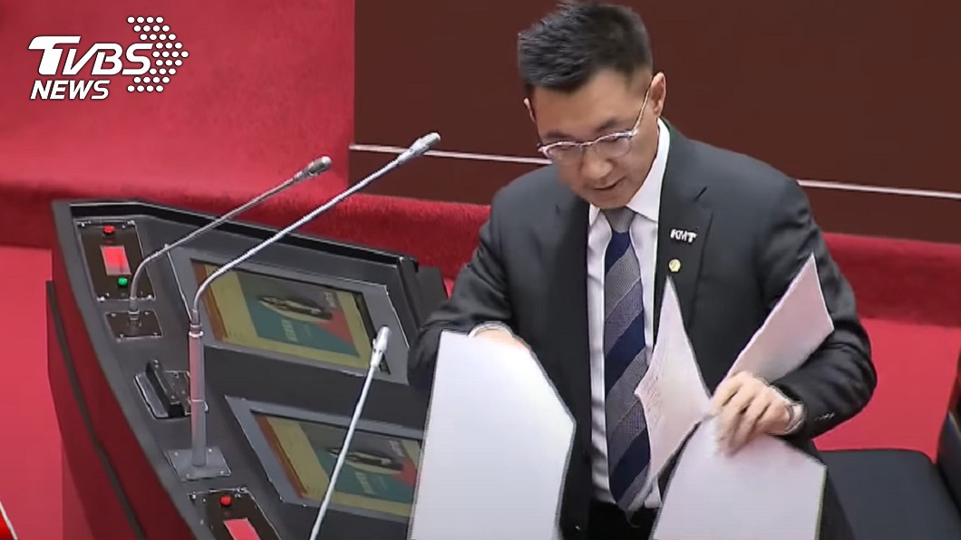 江啟臣戰力驚人。(圖/TVBS)