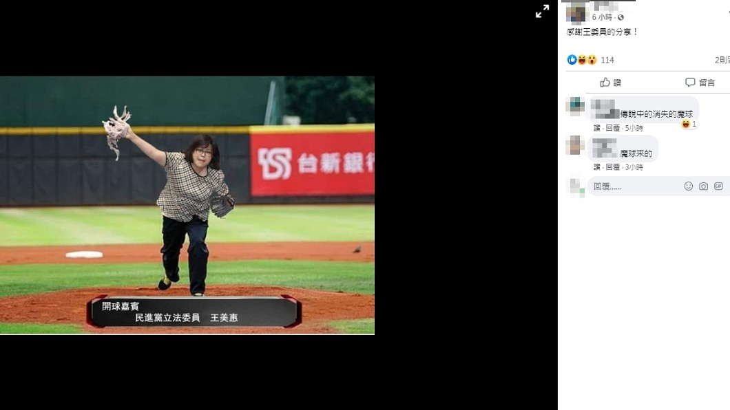 （圖／翻攝自王美惠臉書粉專）