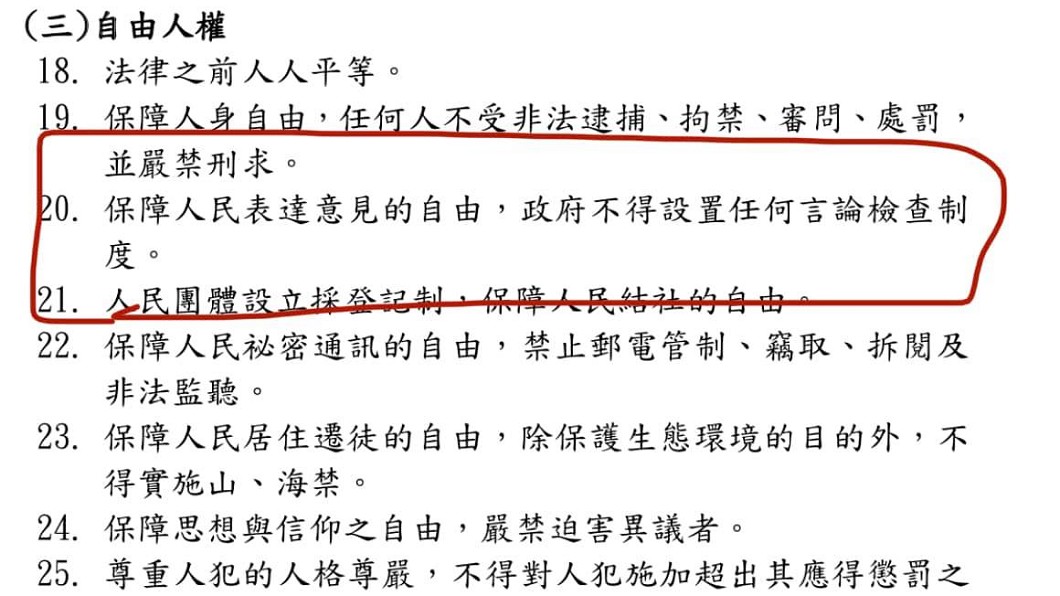 好諷刺!民進黨綱「保障表達意見自由」 鄭照新:可廢了