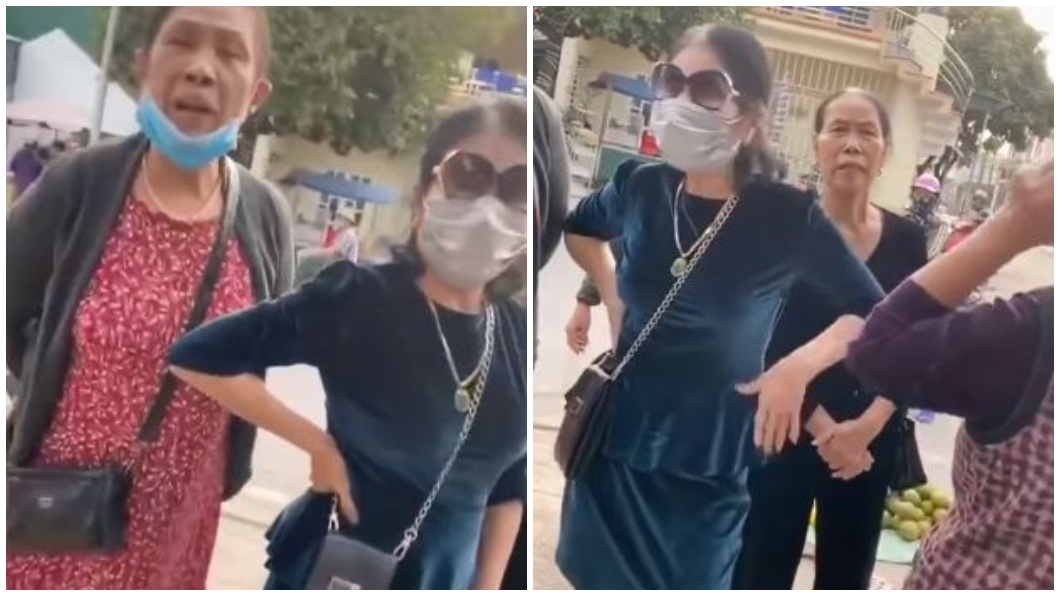 阿嬤還揪了一群年齡相仿的閨密團助陣。(合成圖/翻攝自臉書)