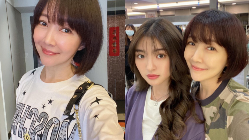 余皓然與女兒韓菲。(圖/翻攝自余皓然IG)